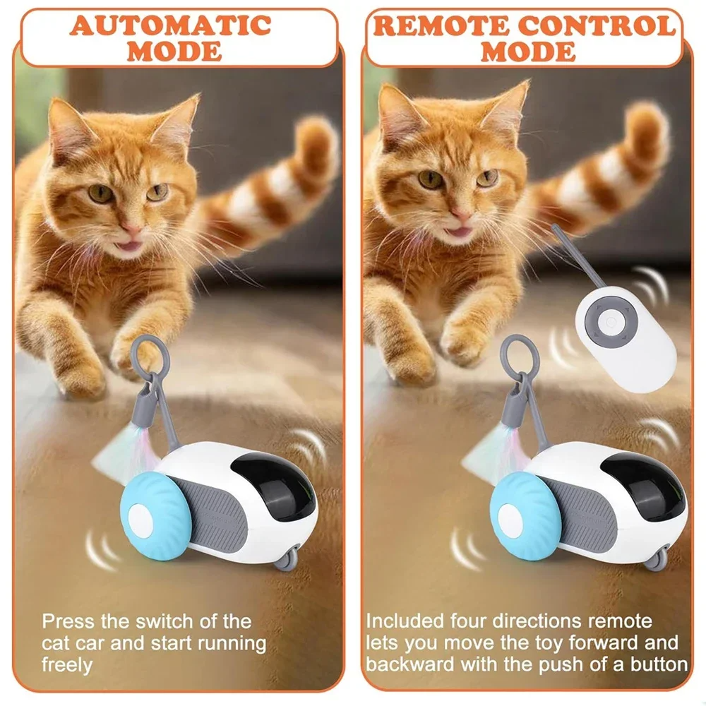 Cat Chase Car – Automatic Rolling Toy for Non-Stop Feline Fun