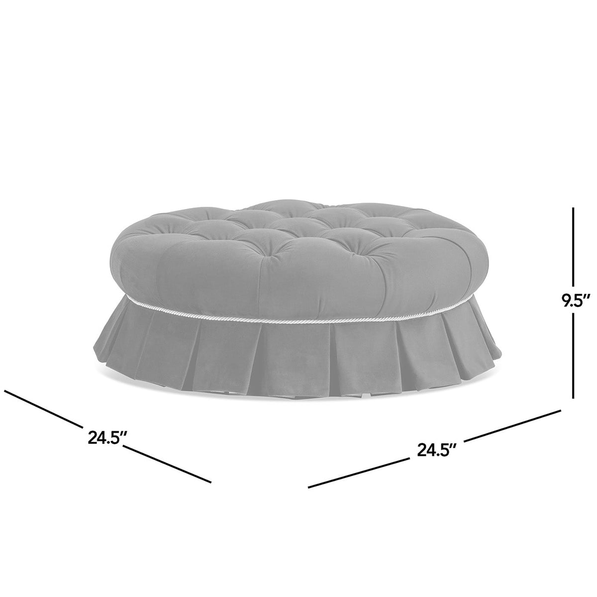Roquefort Tufted Velvet Dog Lounge — premium dog lounge image 10