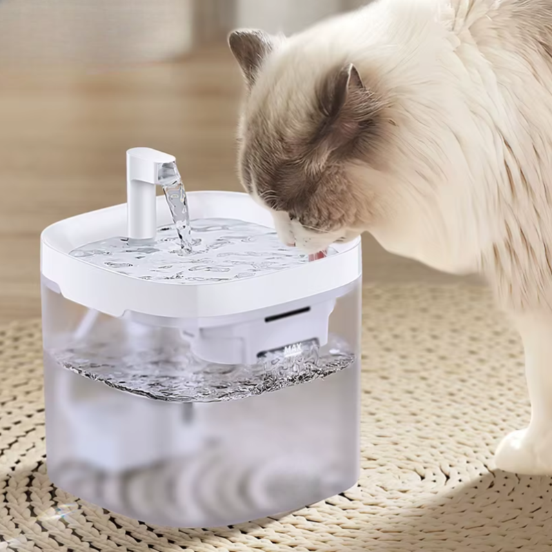 Rechargeable Cat Water Fountain – Fresh, Flowing Water for Healthy, Happy Pets