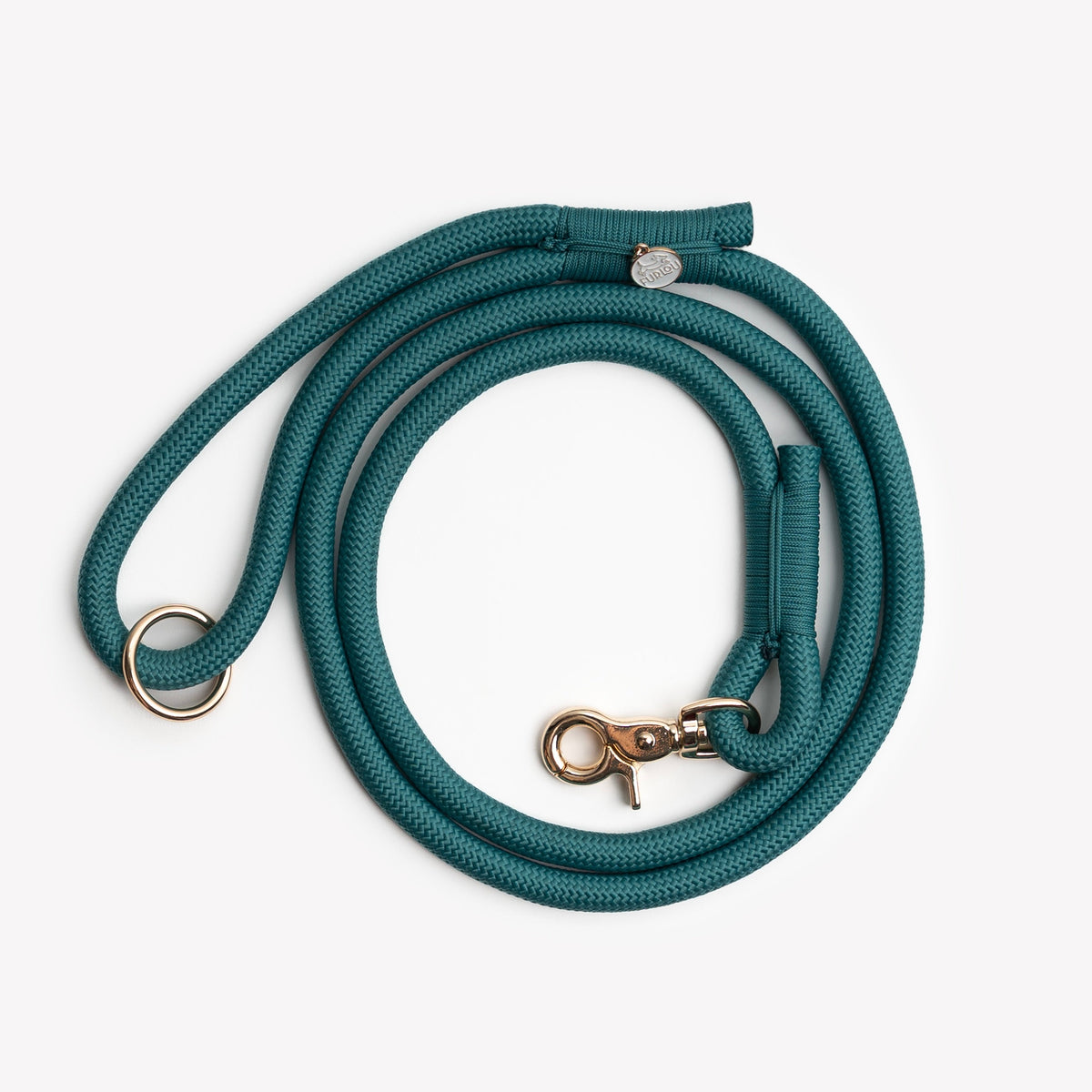 The Harbor Braided Leash — Blue