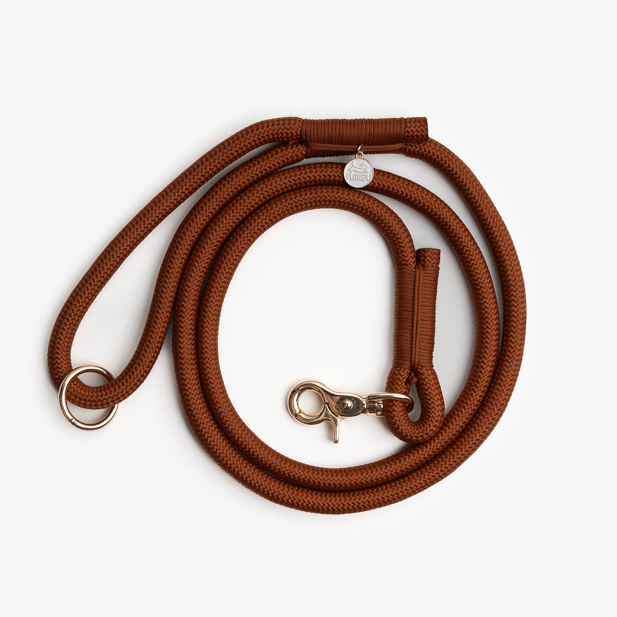 The Harbor Braided Leash — Clay