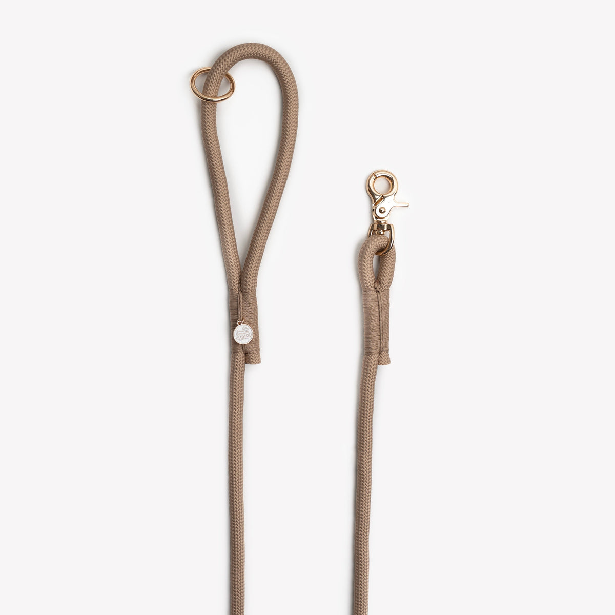 The Harbor Braided Leash — Sand
