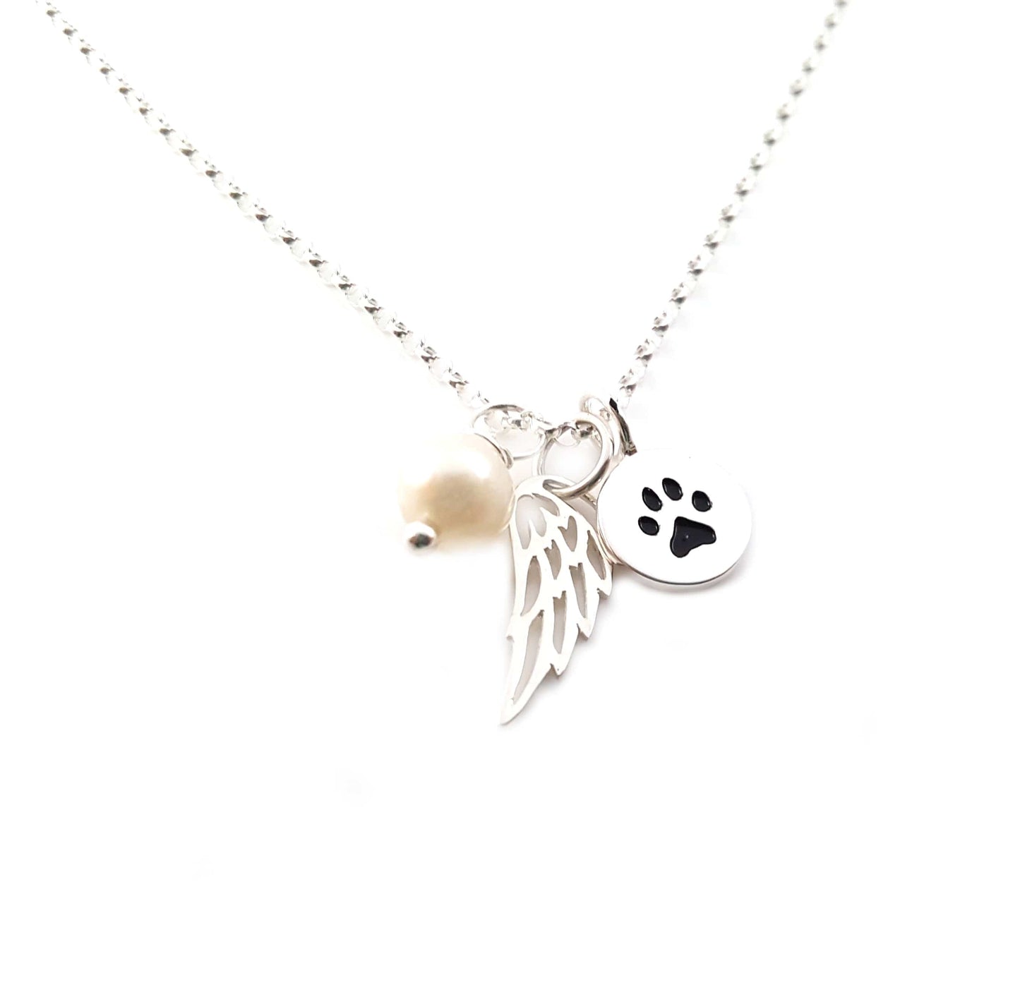 Angel Wing Memorial Necklace