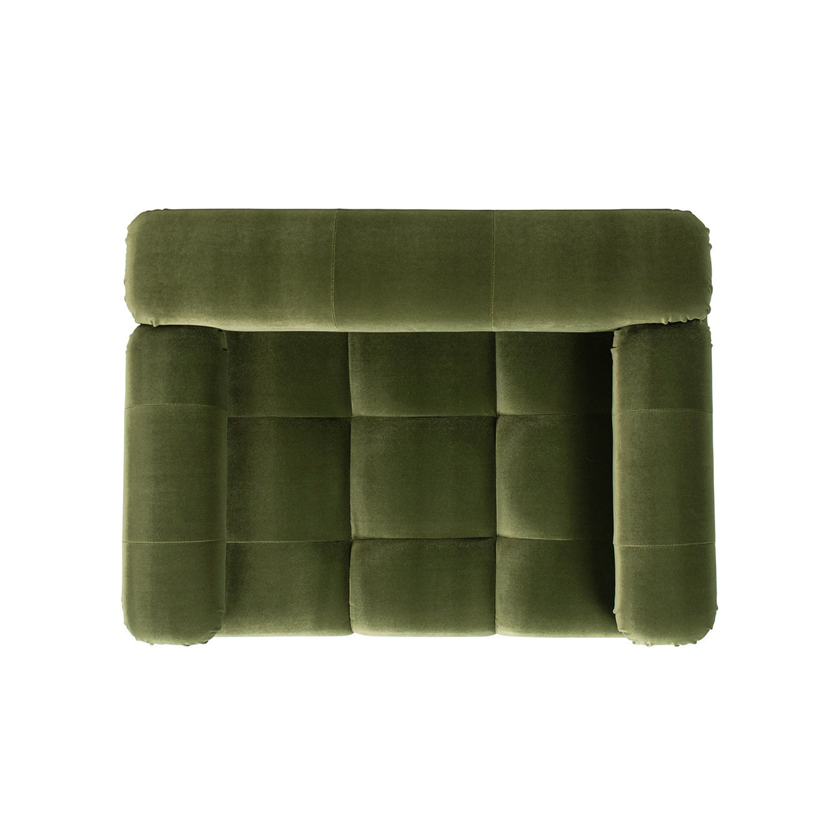 Marcel Olive Velvet Dog Lounge — premium dog lounge image 8
