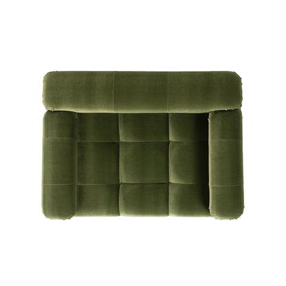Marcel Olive Velvet Dog Lounge — premium dog lounge image 8