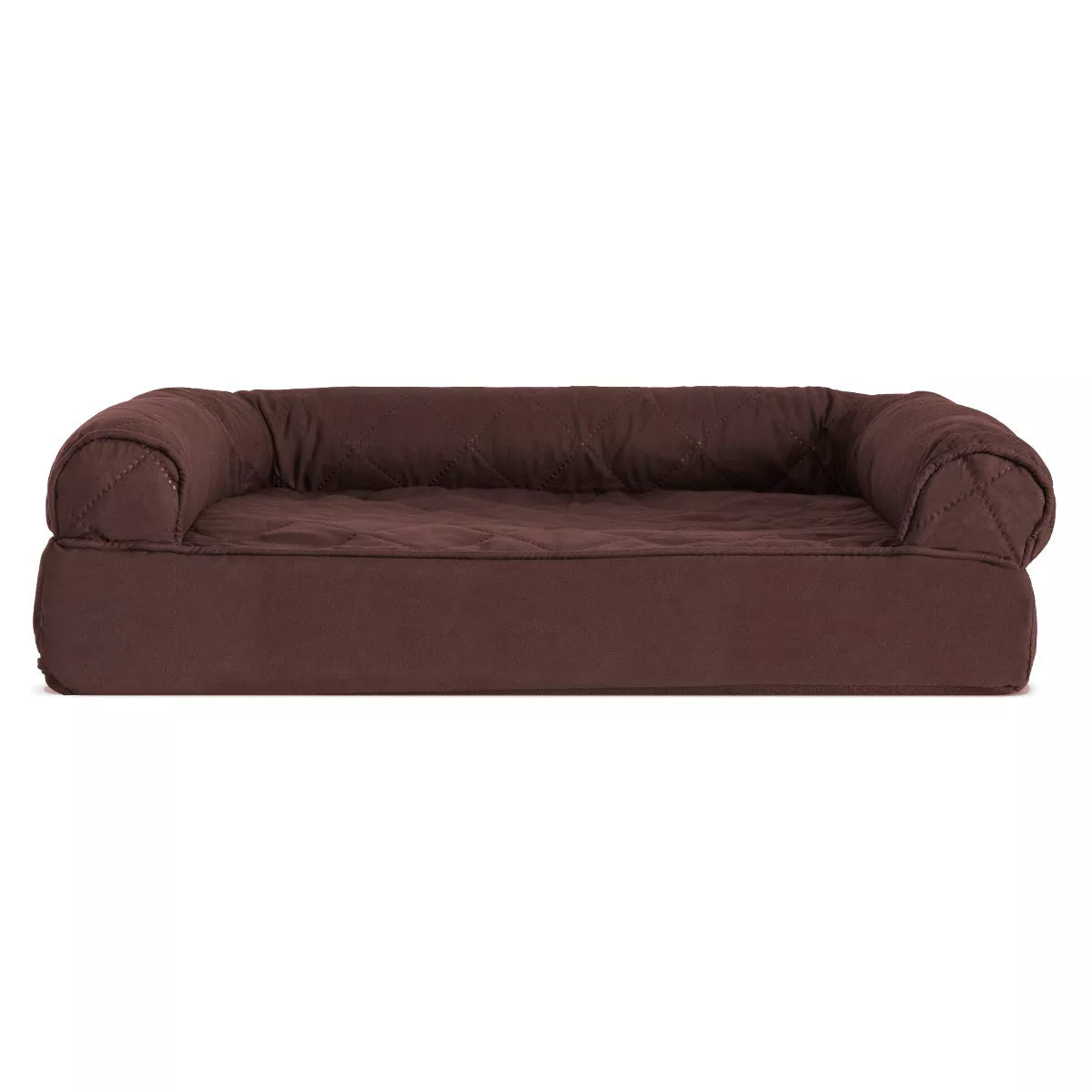 Furhaven Quilted Full Support Sofa Dog Bed