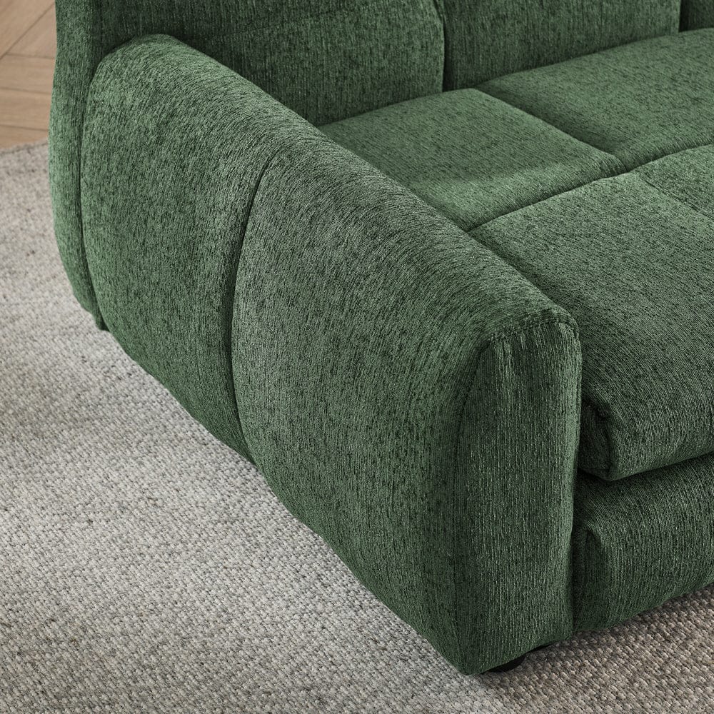Oversized Olive Dog Sofa – Deep Rest for Larger Dogs