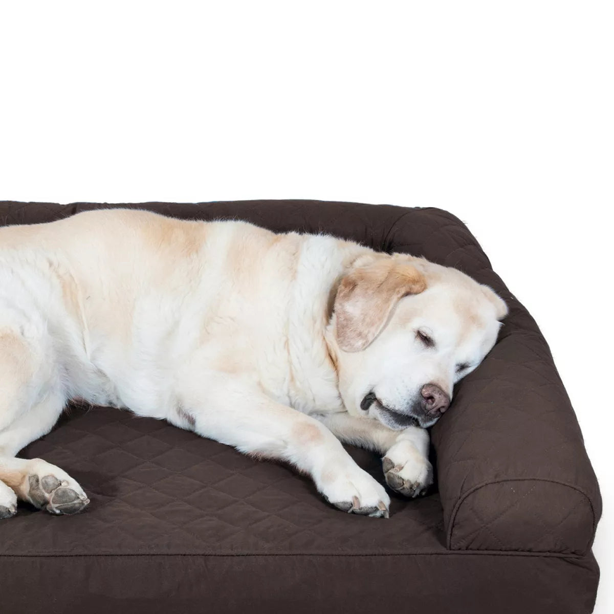 Furhaven Quilted Full Support Sofa Dog Bed