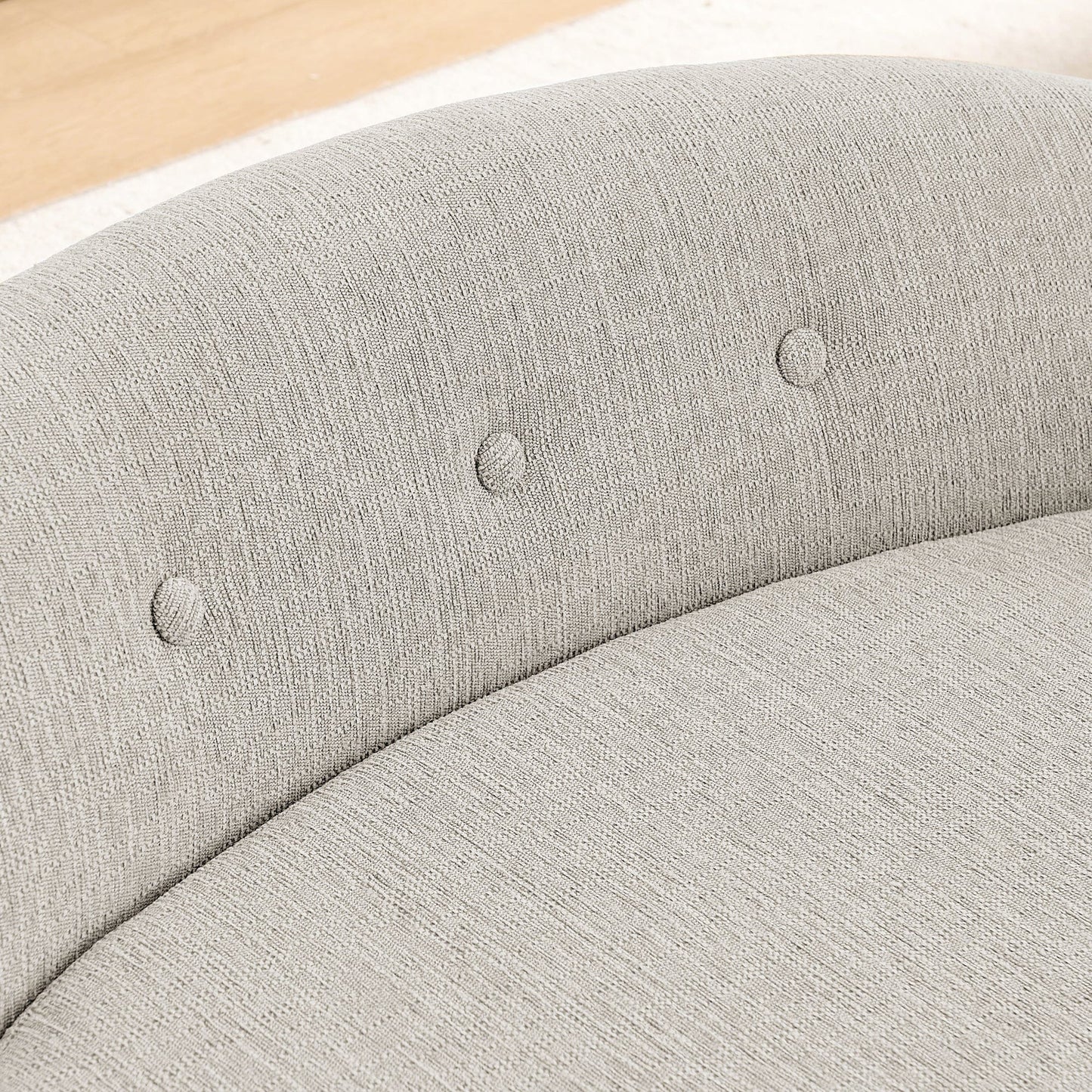 Oval Linen Dog Sofa