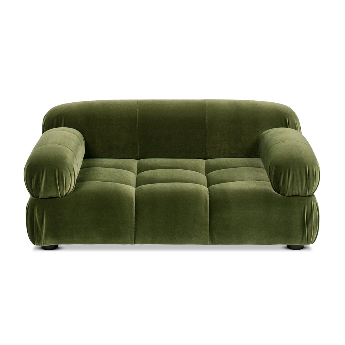Marcel Olive Velvet Dog Lounge — premium dog lounge image 4