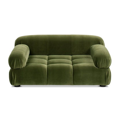 Marcel Olive Velvet Dog Lounge — premium dog lounge image 4