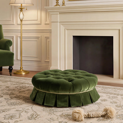 Roquefort Tufted Velvet Dog Lounge — premium dog lounge image 1