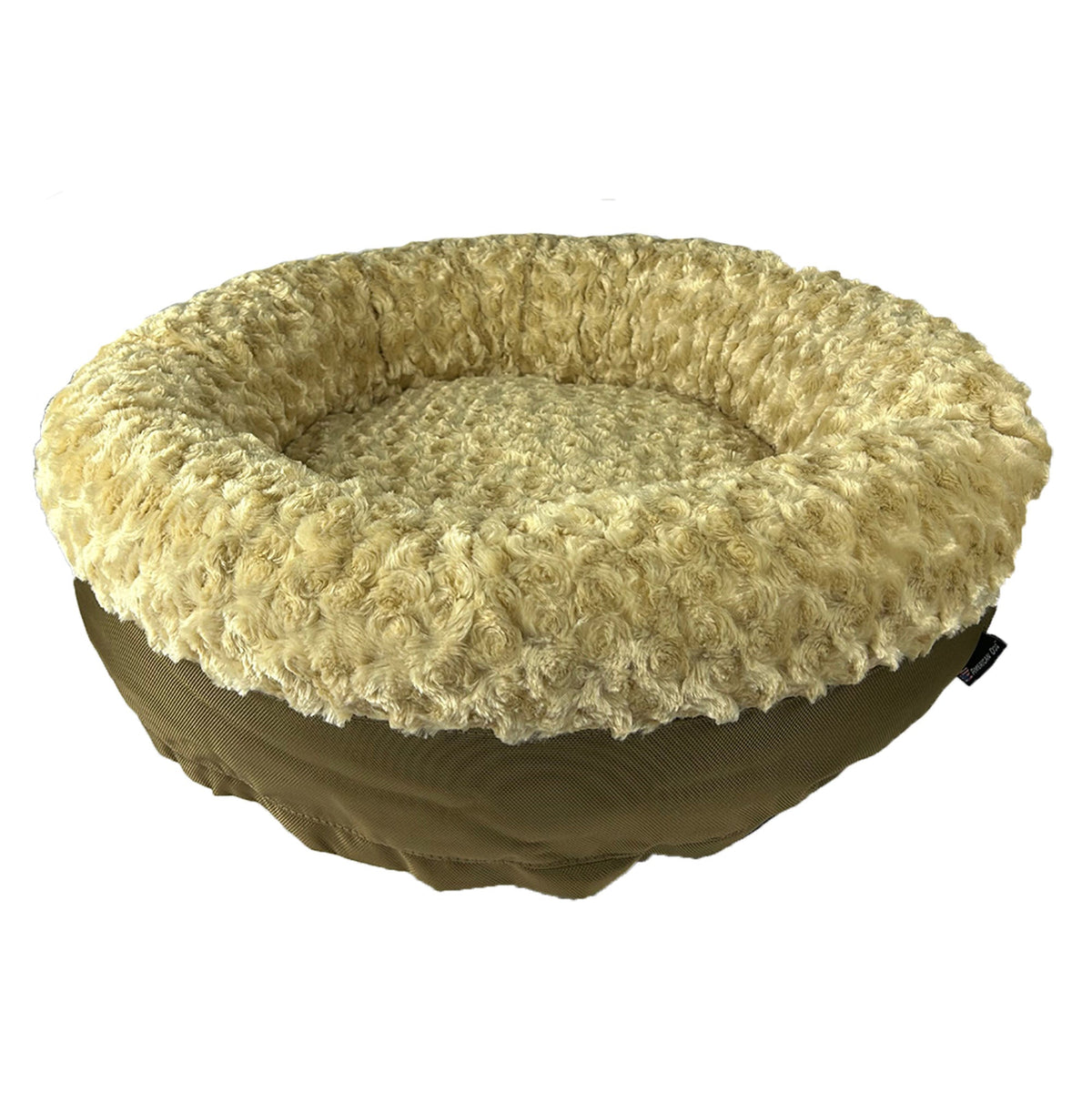 Furvana™ Round Bolster Dog Bed