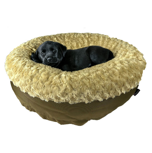 Furvana™ Round Bolster Dog Bed