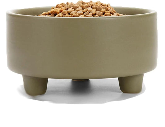 Elevated Stoneware Pet Bowl – Everyday Ritual