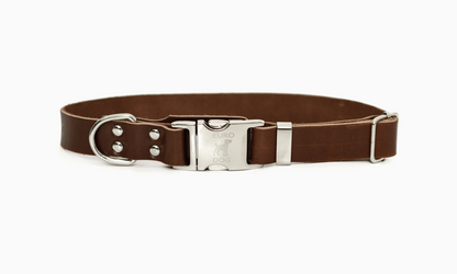 Quick-Release Leather Collar