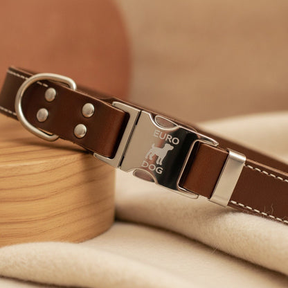 Quick-Release Leather Collar