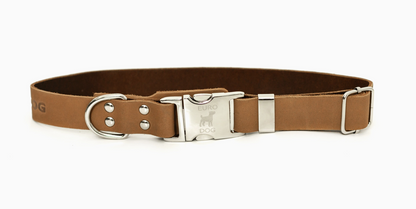 Quick-Release Leather Collar