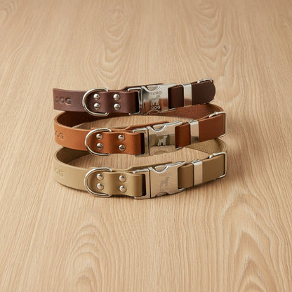 Quick-Release Leather Collar