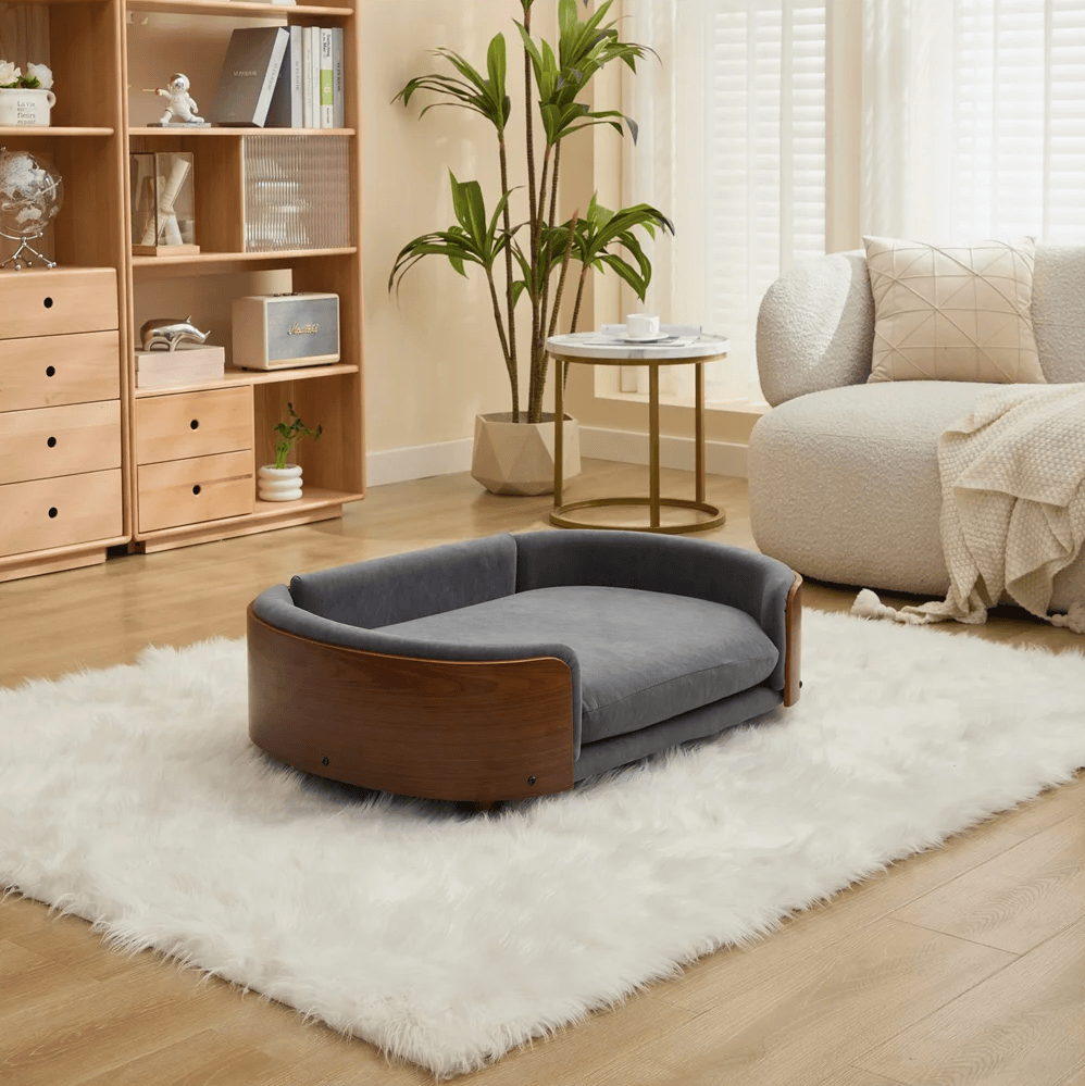 Grand Scandi Lounge luxury dog sofa styled in a contemporary interior
