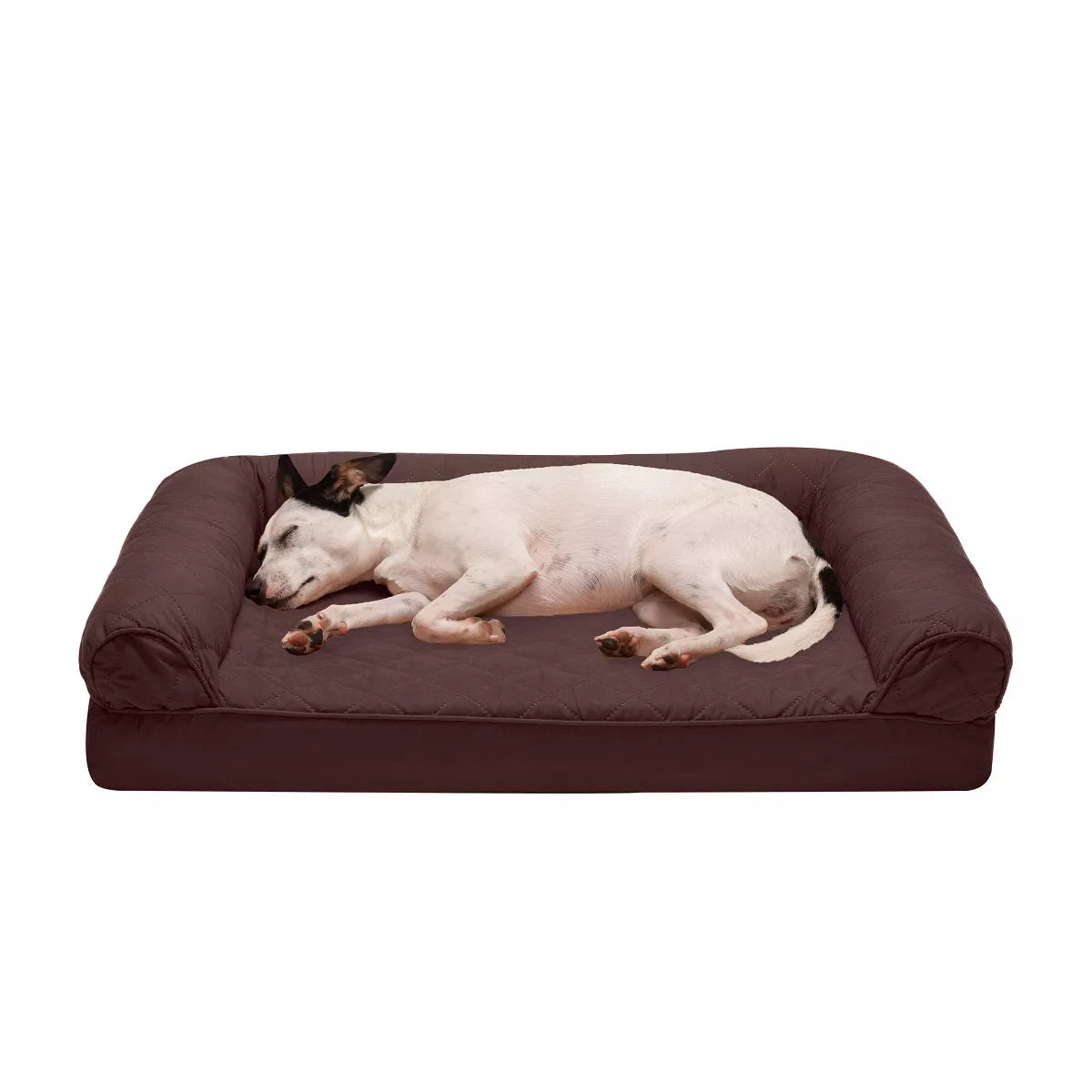Furhaven Quilted Full Support Sofa Dog Bed