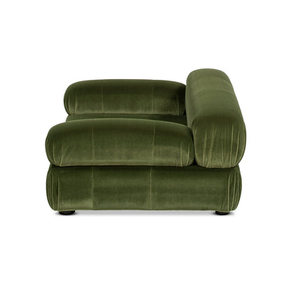 Marcel Olive Velvet Dog Lounge — premium dog lounge image 6