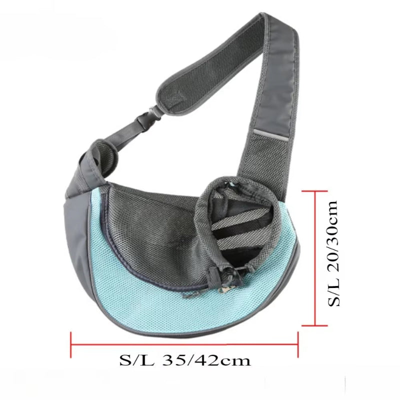 PawTrek Crossbody Carrier – Hands-Free Comfort for Pets on the Go