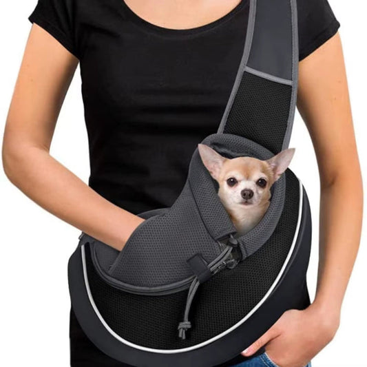 PawTrek Crossbody Carrier – Hands-Free Comfort for Pets on the Go