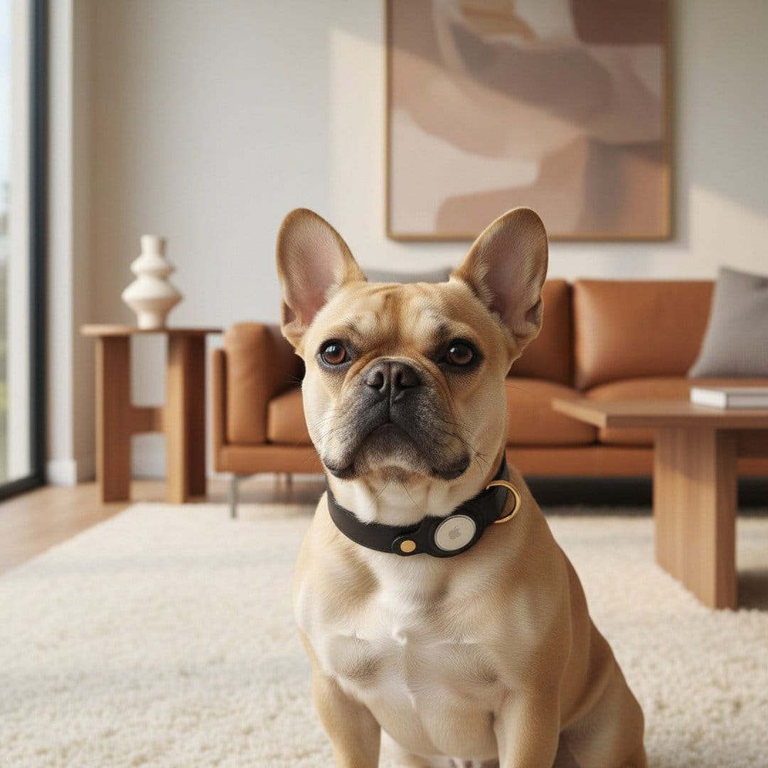 AirTag Leather Collar