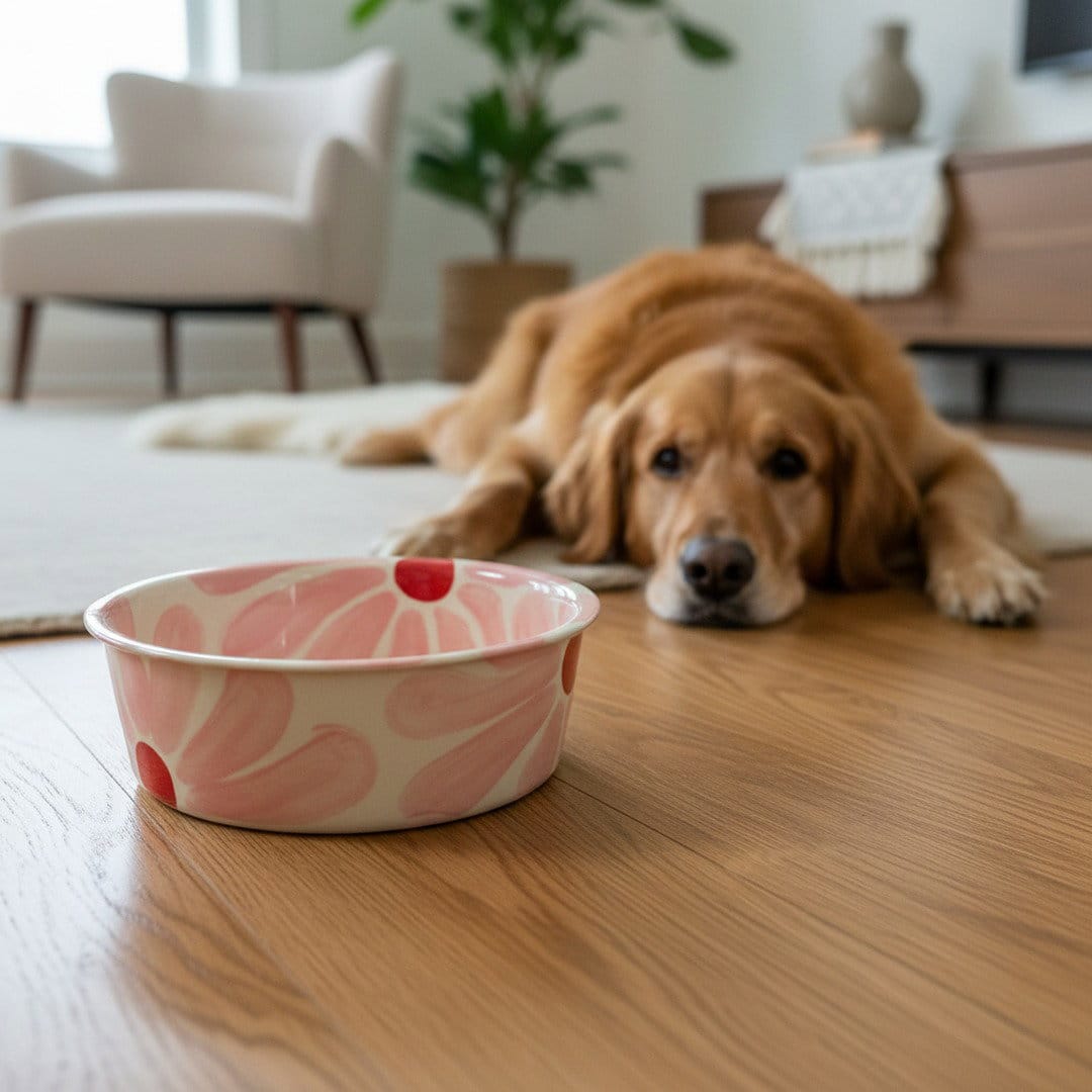 Handmade Ceramic Dog Bowl - Simple Daily Ritual