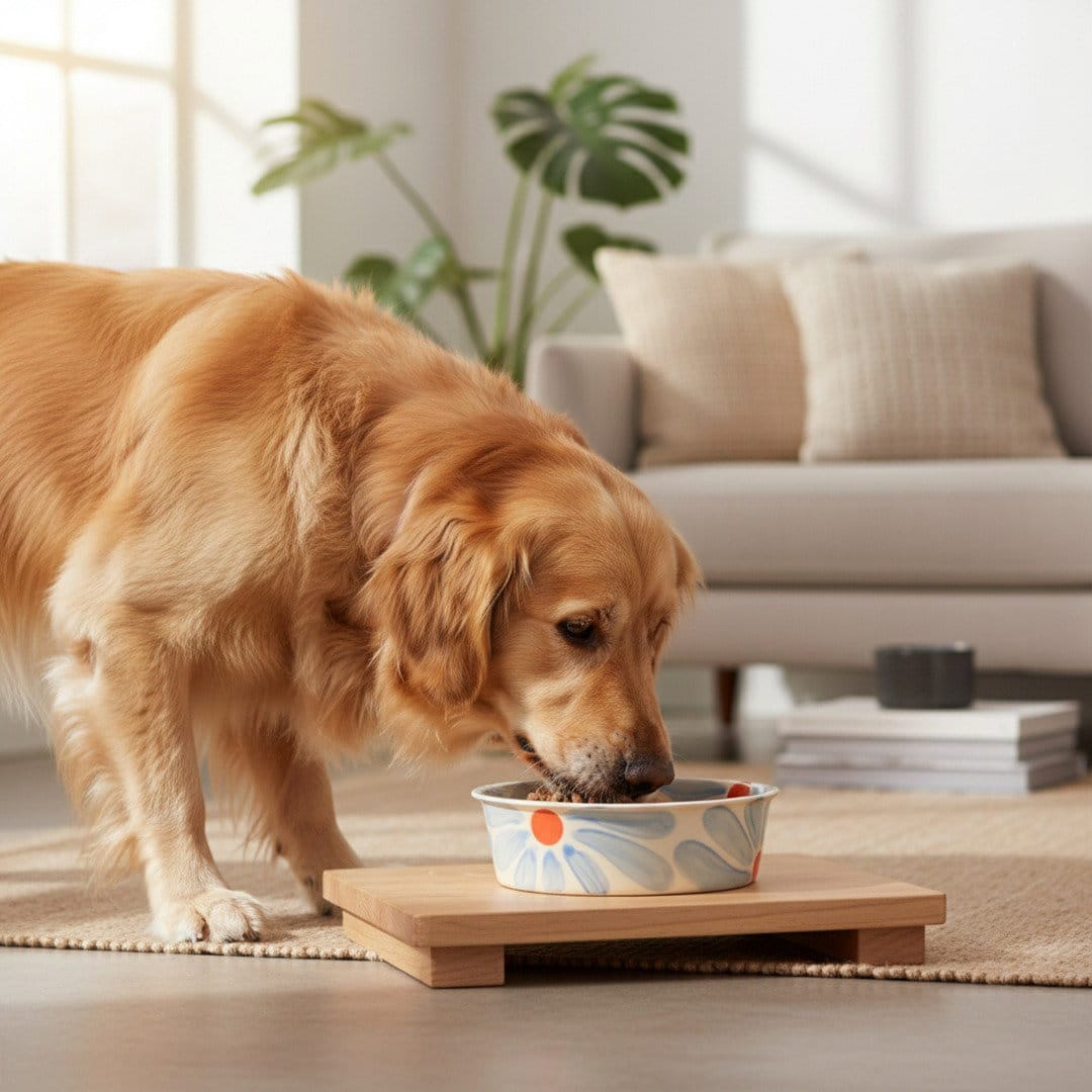 Handmade Ceramic Dog Bowl - Simple Daily Ritual