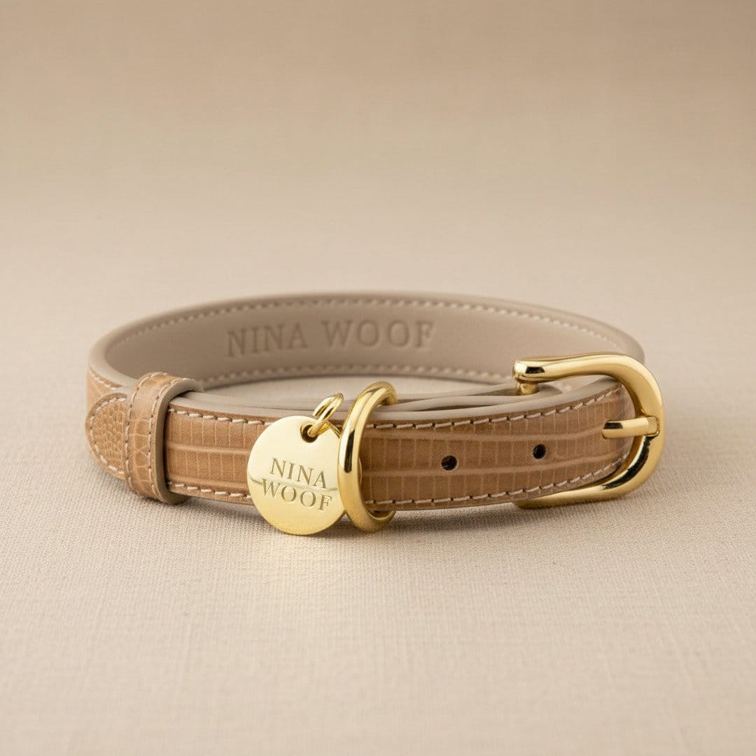 Milan Vegan Leather Dog Collar