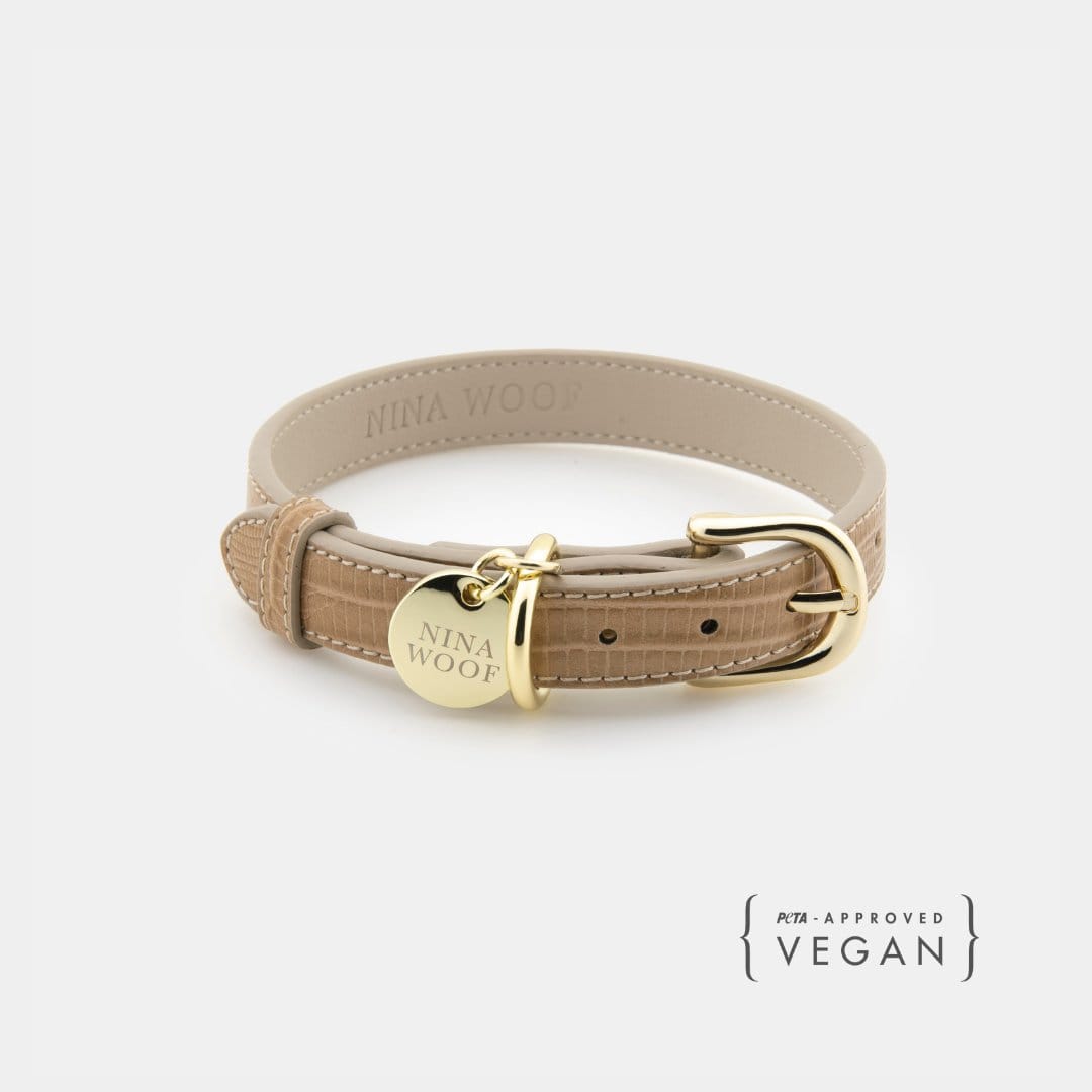 Milan Vegan Leather Dog Collar